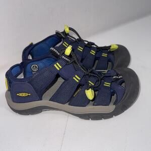 Keen Newport H2 Sandals Sport Gorpcore Blue Waterproof Slingback Shoes Boys 3Y